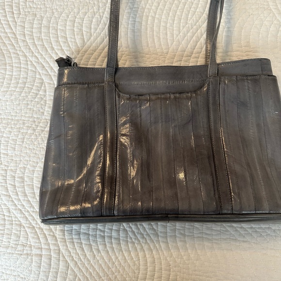 Light gray eel skin purse - Picture 2 of 3